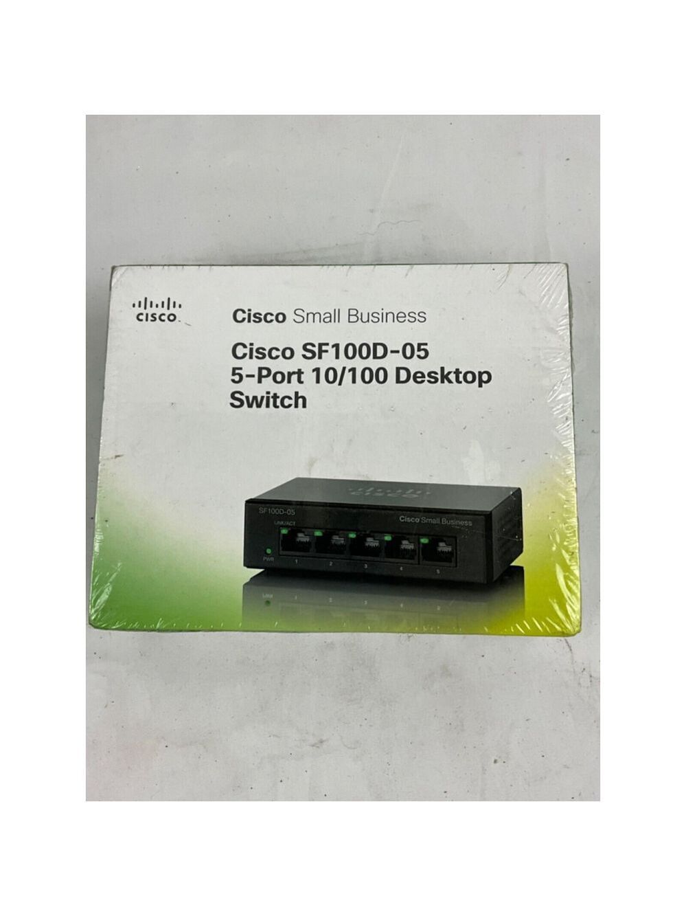 New Cisco Small Business SF100D-05 5-Port 10/100 Desktop Switch